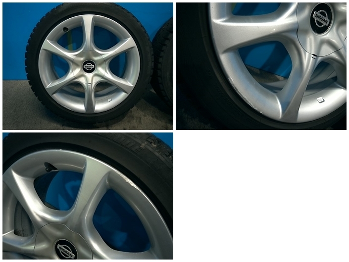 スカイライン　ＥＲ３４　純正　１７インチ　５穴　 中古