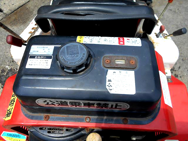 Ah4713 OREC オーレック RM86 ロータリーモア ラビットモア 乗用草刈機 カワサキ FC420V エンジン搭載 タンク内キレイ【動画有】_8