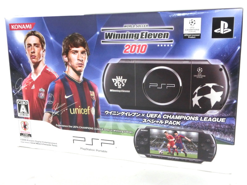得価，本物保証 ① 1円 ウイニングイレブン2010 ウイニングイレブン&times;UEFA CHAMPIONS LEAGUE スペシャルPACK 限定盤 本体 ソフト b(PSP3000シリーズ)｜売買されたオークション情報、yahooの商品情報をアーカイブ公開 PSP本体