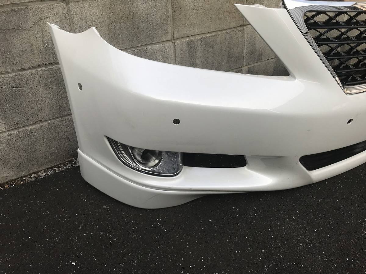 ◇レクサス LS 460 Ver SZ 中期 フロントバンパー ASSY パール 純正 