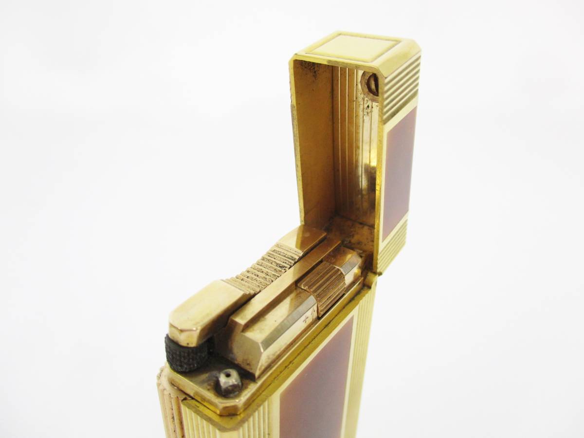 S.T.Dupont S.T.デュポン ガスライター べっ甲 鼈甲 べっこう ゴールド 