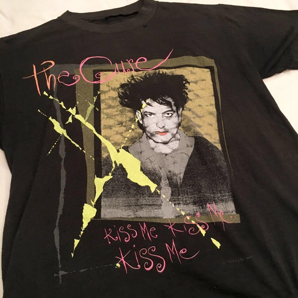 レア 80s ビンテージ The Cure KISS Me KISS Me KISS Me 両面プリント 