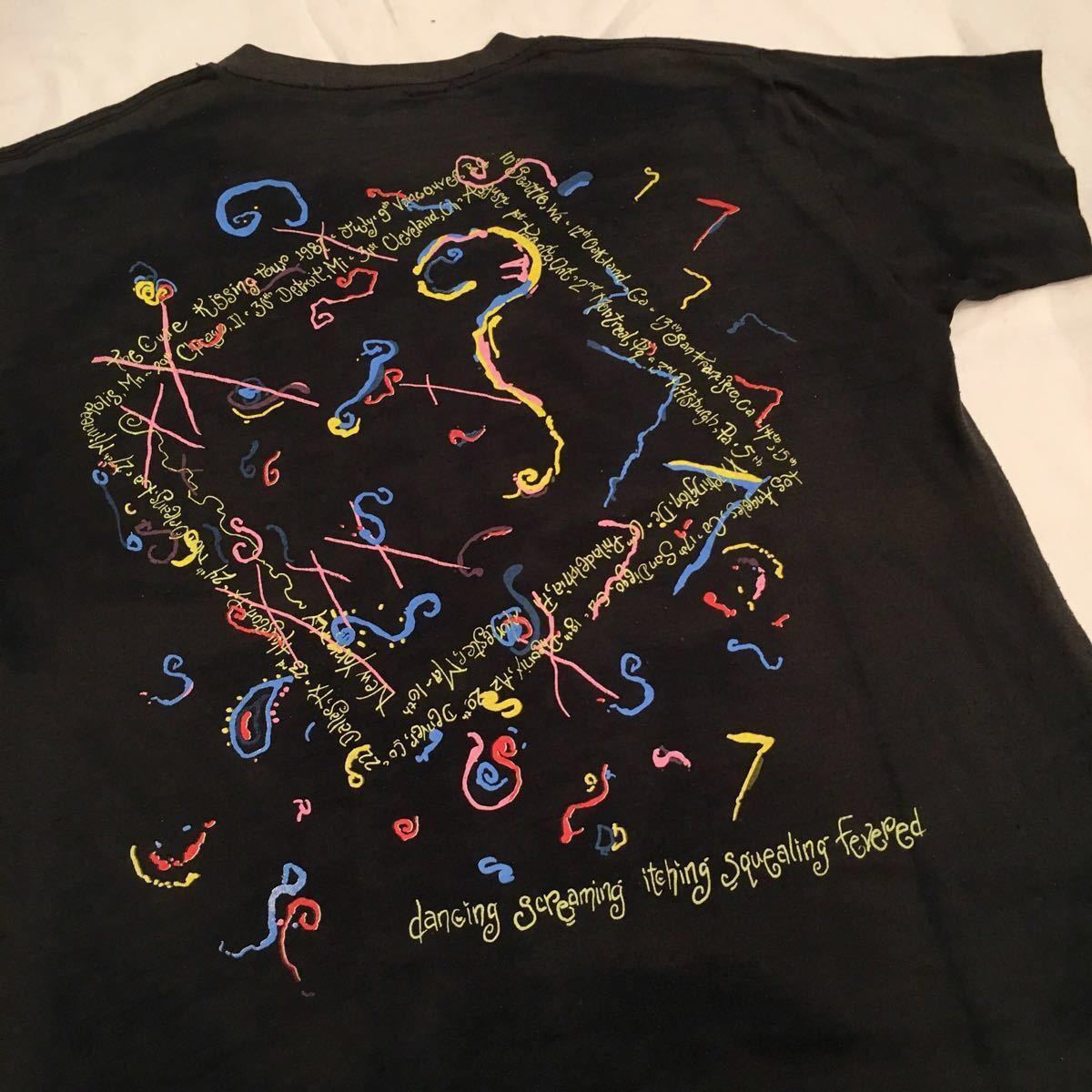 レア 80s ビンテージ The Cure KISS Me KISS Me KISS Me 両面プリント 