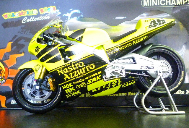 定番，SALE ミニチャンプス 1/12 ホンダ NSR500 #46 ロッシ HONDA NSR HRC Nastoro Azzurro 2001 PMA(オートバイ)｜売買されたオークション情報、yahooの商品情報をアーカイブ公開 - オークファン オートバイ