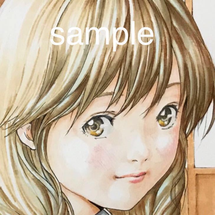 オリジナルイラスト 夏の縁側 A4サイズ