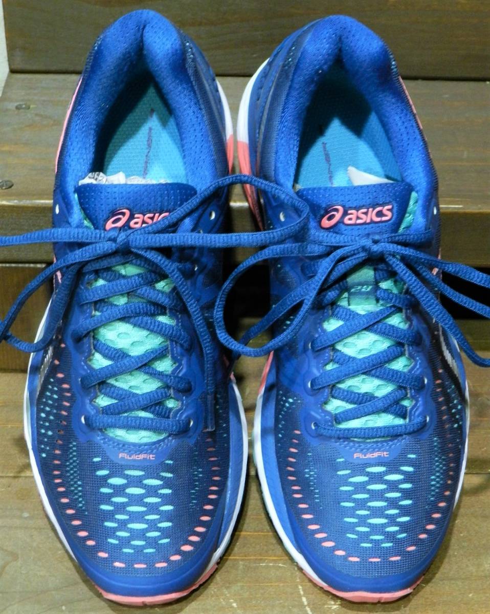 即決 美品 レディース 24.5cm アシックス GEL KAYANO 23 asics 