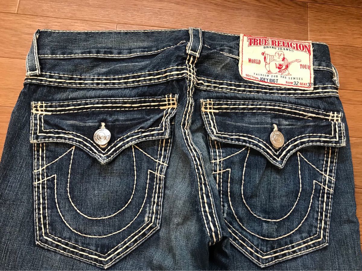 トゥルーレリジョン TRUE RELIGION デニム ジーンズ JOEY BIG T 32-33 