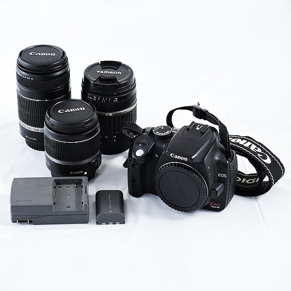 ジャンク品 Canon/キャノン EOS Kiss Digital N DS126071 充電器/CF