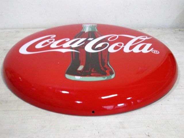コカ・コーラ ホーロー看板 50cm 昭和レトロ 琺瑯 Yahoo!オークション 