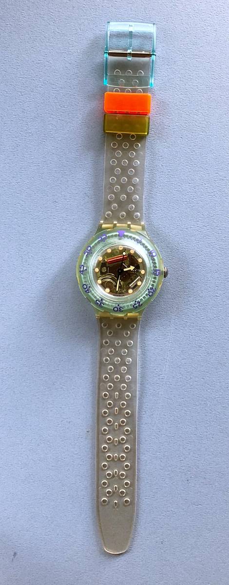 Swatch Scuba SDK104 0 Jelly Bubbles JELLY - Vintage Quartz Watch 