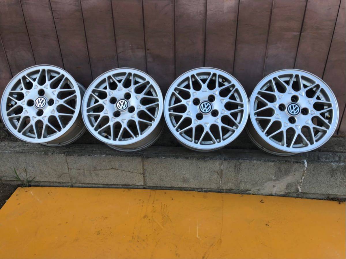 車 VW純正ホイール2本14インチ6J＋45