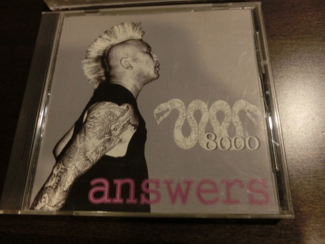 8000 ANSWERS 渇望 CD2枚セット USED 静岡ハードコア
