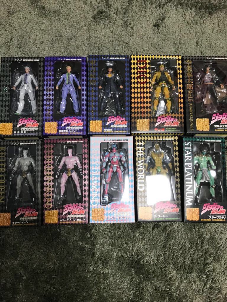 超像可動 ジョジョ 10体セット 未開封と開封あり キラークイーン 吉良