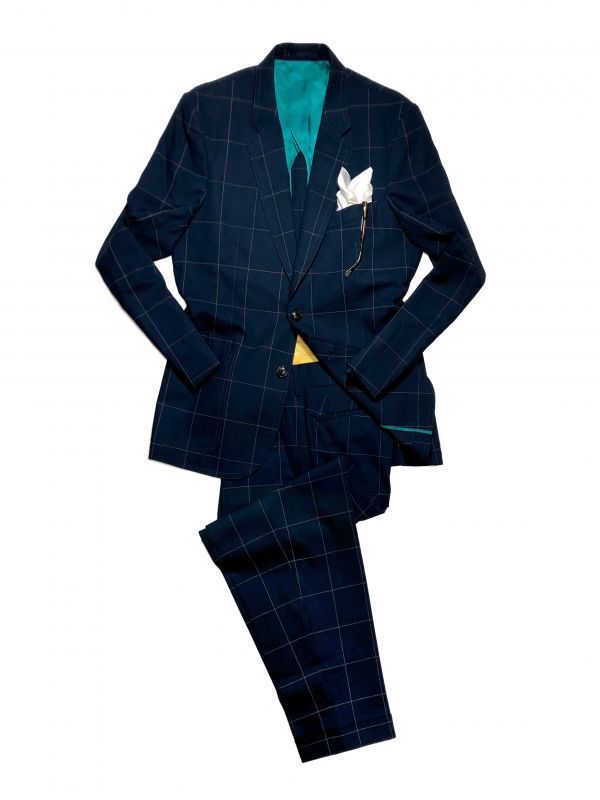 大人気，SALE 1806.E43.08 極 ポールスミス&times;ロロピアーナ 2017SS ウインドペン柄 セットアップ スーツ メンズ(スーツ)｜売買されたオークション情報、yahooの商品情報をアーカイブ公開 - オークファン 男性用