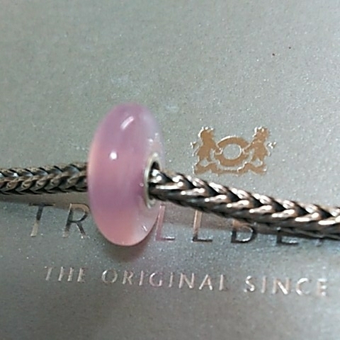 トロールビーズ ピンクストライプアゲート トロールビーズ ピンク