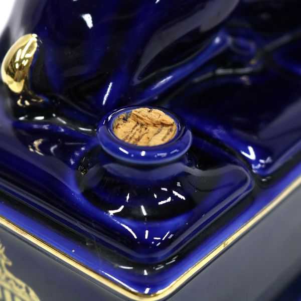 ☆古酒 HINE（ハイン） XO 鹿 青陶器（重量1721g） ※コルク折れ注意