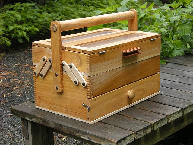 木製道具箱　ハンドメイド　良品