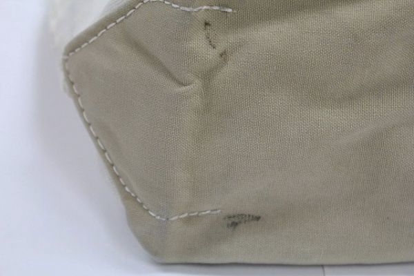 80'sLLビーンLLBean内ポケット付きトートバッグ(S位)ベージュ系オープントップ80年代初頭旧タグ_10