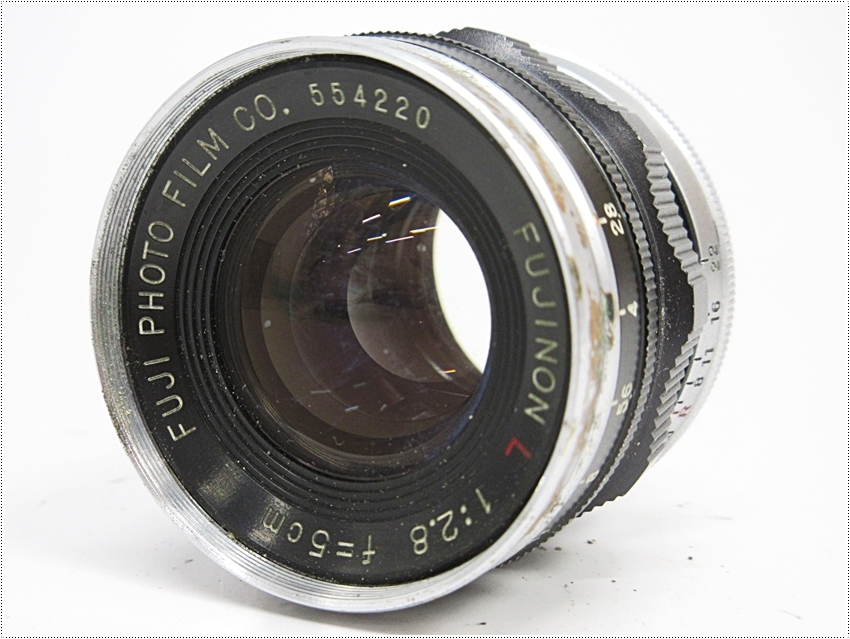01 03-58752-20 ★ 富士フイルム FUJINON L 1:2.8 f=5cm レンズ 札03