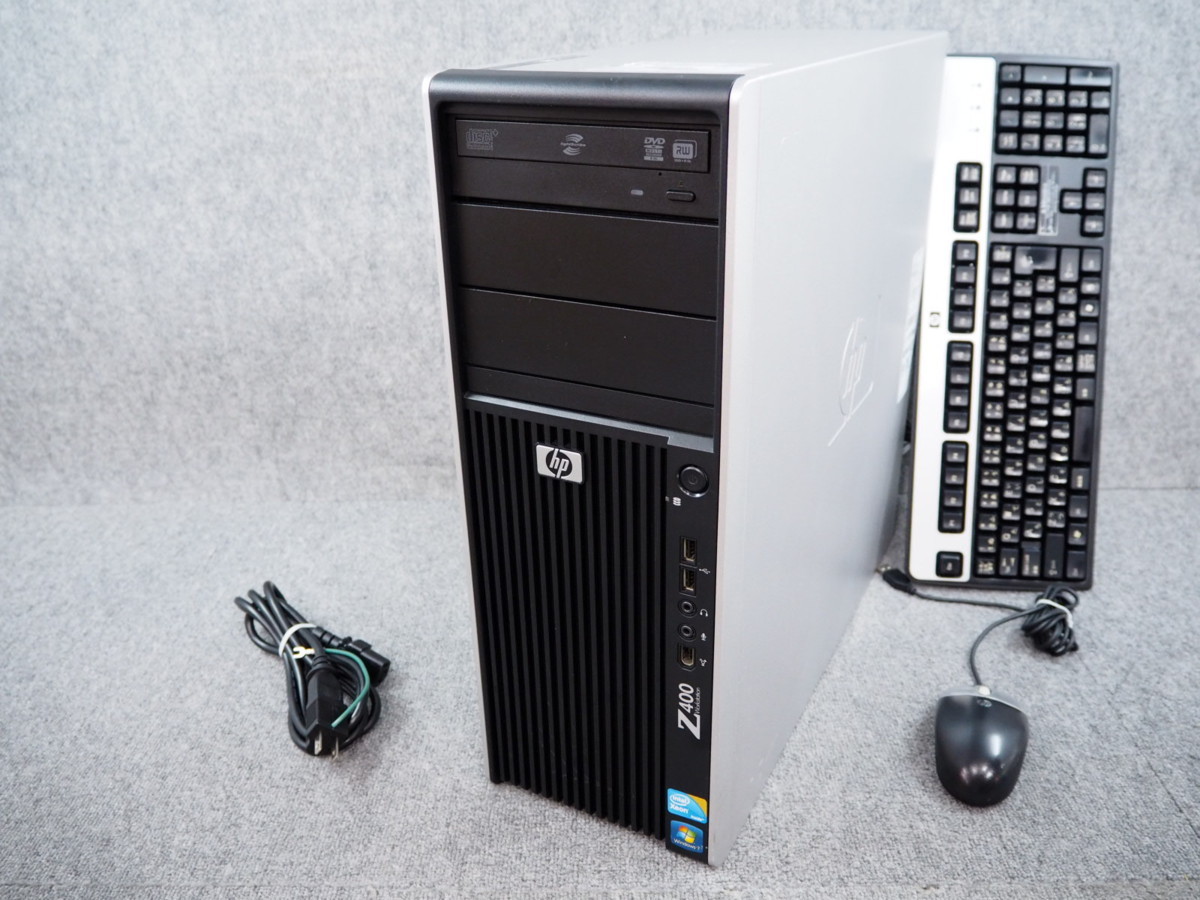  ① 水冷6コアモデル hp workstation Z400 6C Xeon X5680 3.33GHz/12GB/500GB/Quadro 2000(HP)｜売買されたオークション情報、yahooの商品情報をアーカイブ公開 - オークファン HP