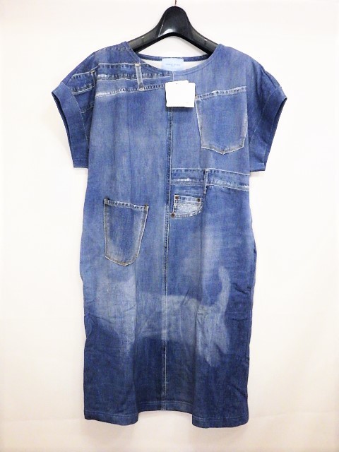 美品 箱付 tsumori chisato ツモリチサト デニム風ワンピース ルーム