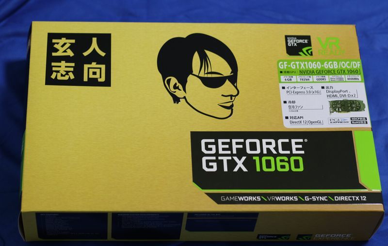 GTX 玄人志向 0 6GB GDDR5 GeForce GEFORCE NVIDIA OC GTX1060 192Bit