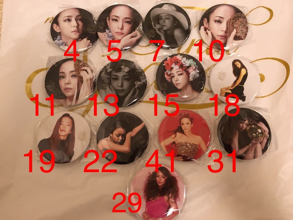 缶マグネット 安室奈美恵 amuro namie ガチャガチャ 「 0 1 2 3 4 5 6 9種