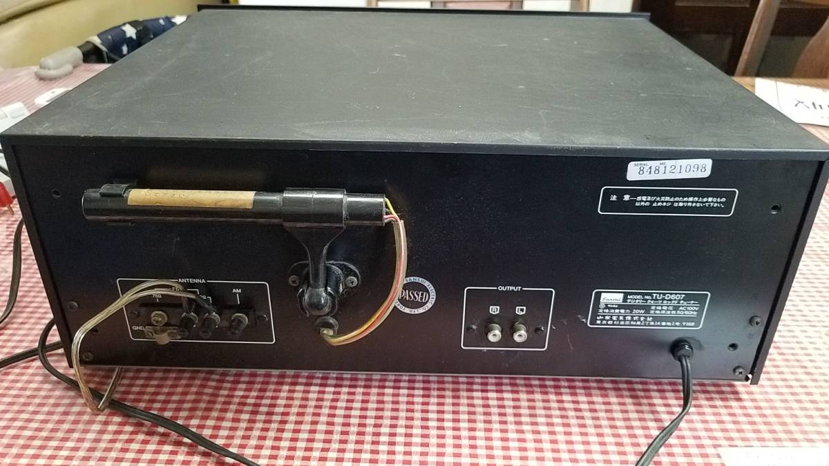 SANSUI TU-D607 中古 Sansui Vintage AM⁄FM 名機 Sansui チューナー TU-