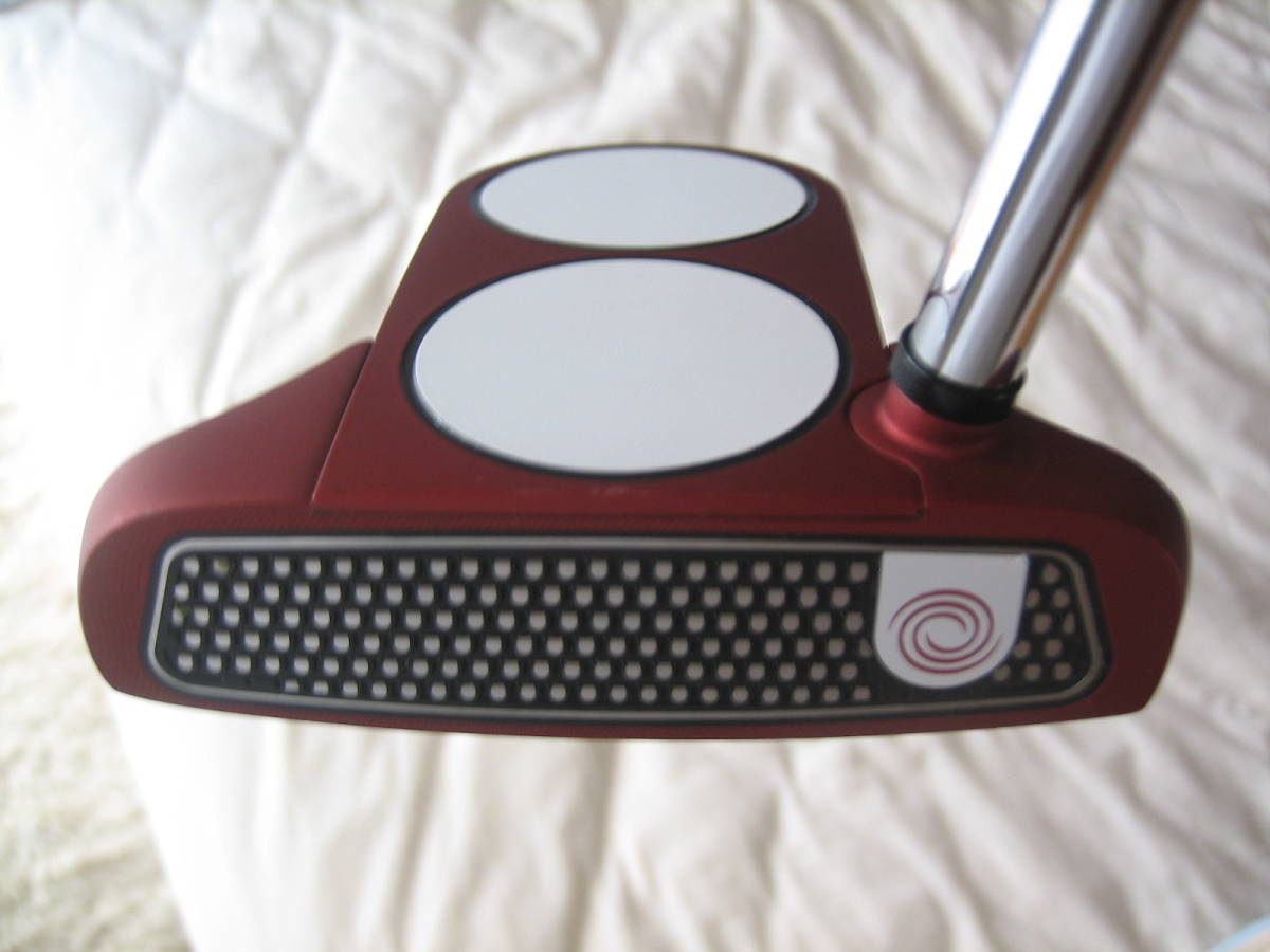 美品！ODYSSEY O－WORKS 2ボールレッド 34インチ