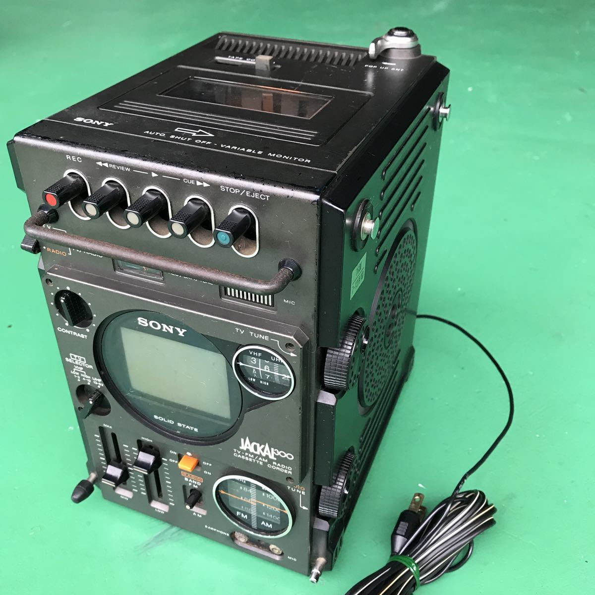 ★SONY JACKAL 300 ★TV FM AM 本体★今のところジャンク★ SONY ソニー FX-300 TV-FM/AM JACKAL300 美品 動作 ジャンク ,SONY
