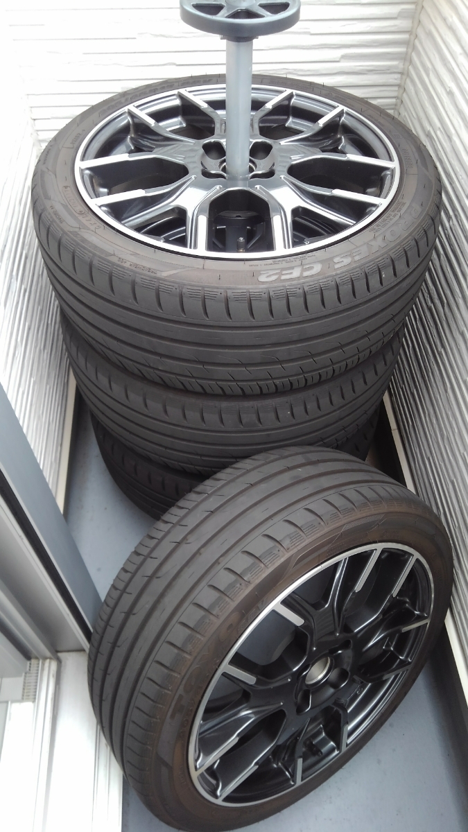 日産 ノート ニスモS 純正ホイール(ENKEI製)＋トーヨータイヤセット 