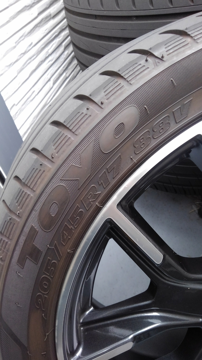 日産 ノート ニスモS 純正ホイール(ENKEI製)＋トーヨータイヤセット 