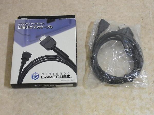 GC ゲームキューブ D端子ビデオケーブル 任天堂 NINTENDO 箱付【20