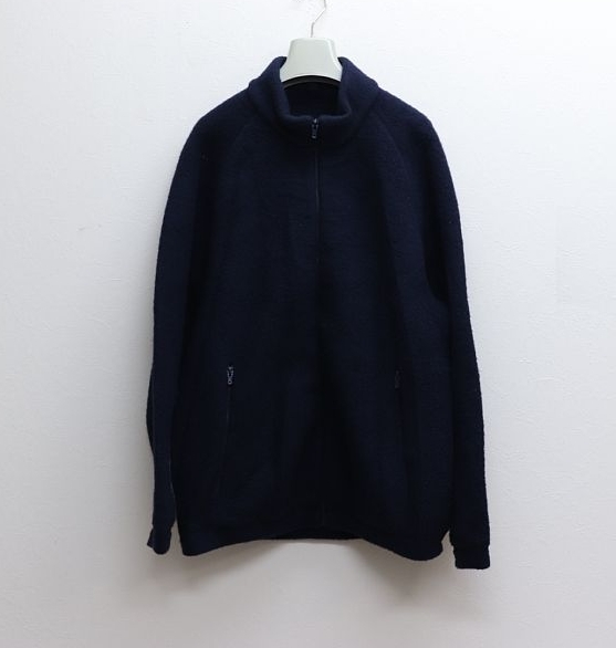 ⁄ YAECA Wool Fleece Zip-Up Jacket – YAECAYA COLLAR OUTER STAND ZIP 