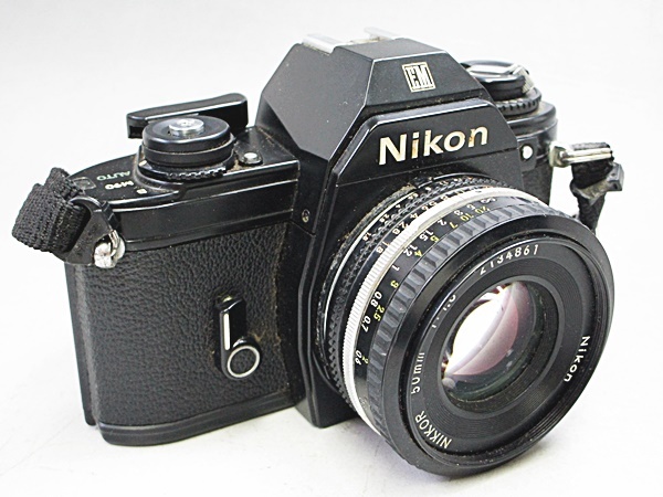 05 13-63853-31 ○ Nikon ニコン フィルムカメラ EM 一眼レフ ブラック
