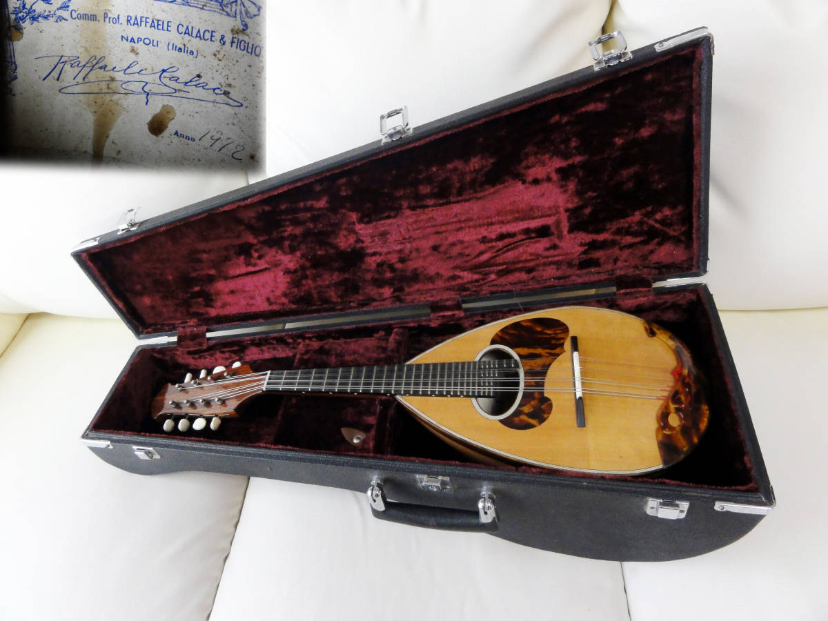 CRaffaele Calace TYPE CLASSICO B マンドリン Anno.1972 カラーチェ