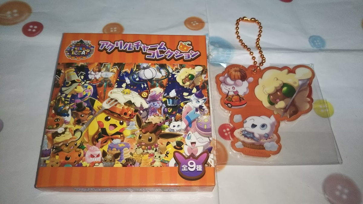 【エルフーン】ポケモン ハロウィン アクリルチャーム コレクション We Are TEAM TREAT ポケットモンスター 2018_1