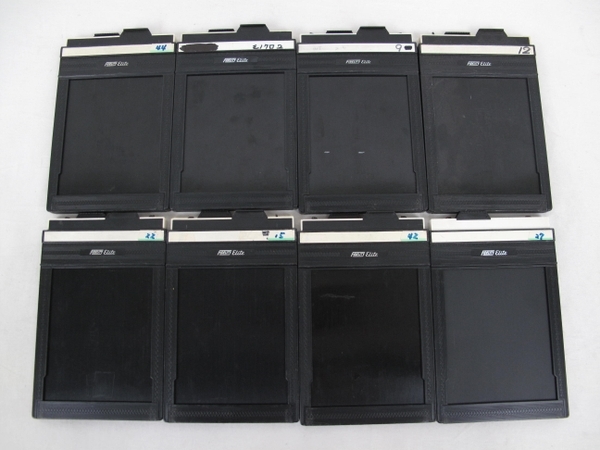 ジャンク FIDELITY ELITE 4×5 フィルムホルダー 23枚 カメラアクセサリ