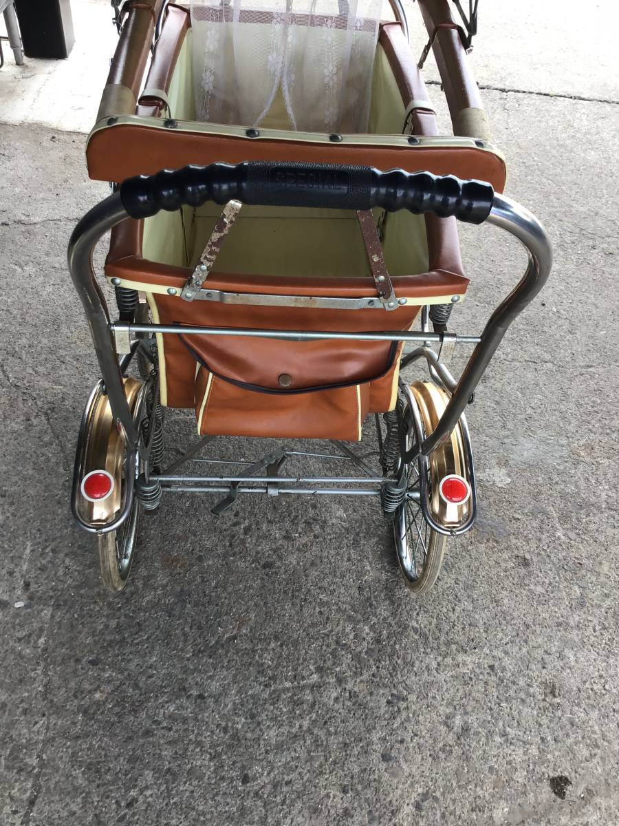 ベビー用品 桃太郎号 昭和レトロ 乳母車 ペットカート