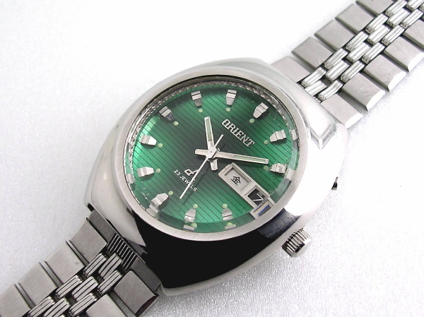 オリエント クロノエース 23石 フォーカス ブラウン ORIENT JA-3461 