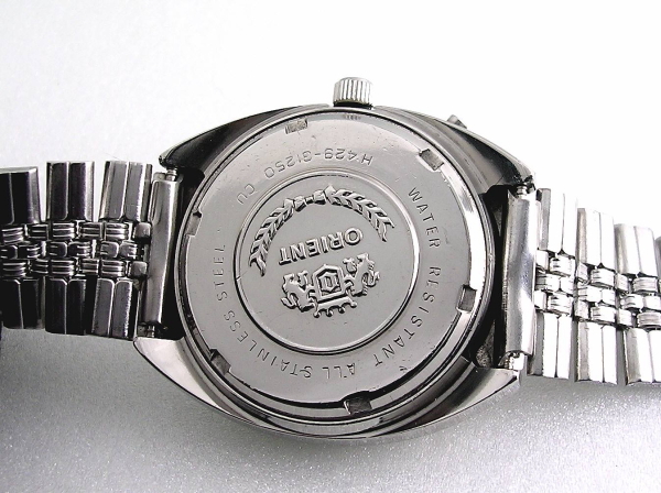 オリエント クロノエース 23石 フォーカス ブラウン ORIENT JA-3461 