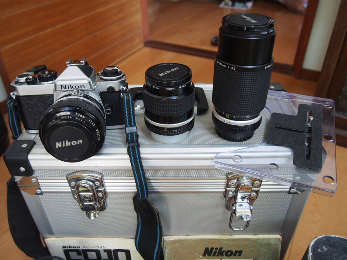 Nikon | FE Nikon FE ハードケース付きレンズ3個他説明書レンズフィルター
