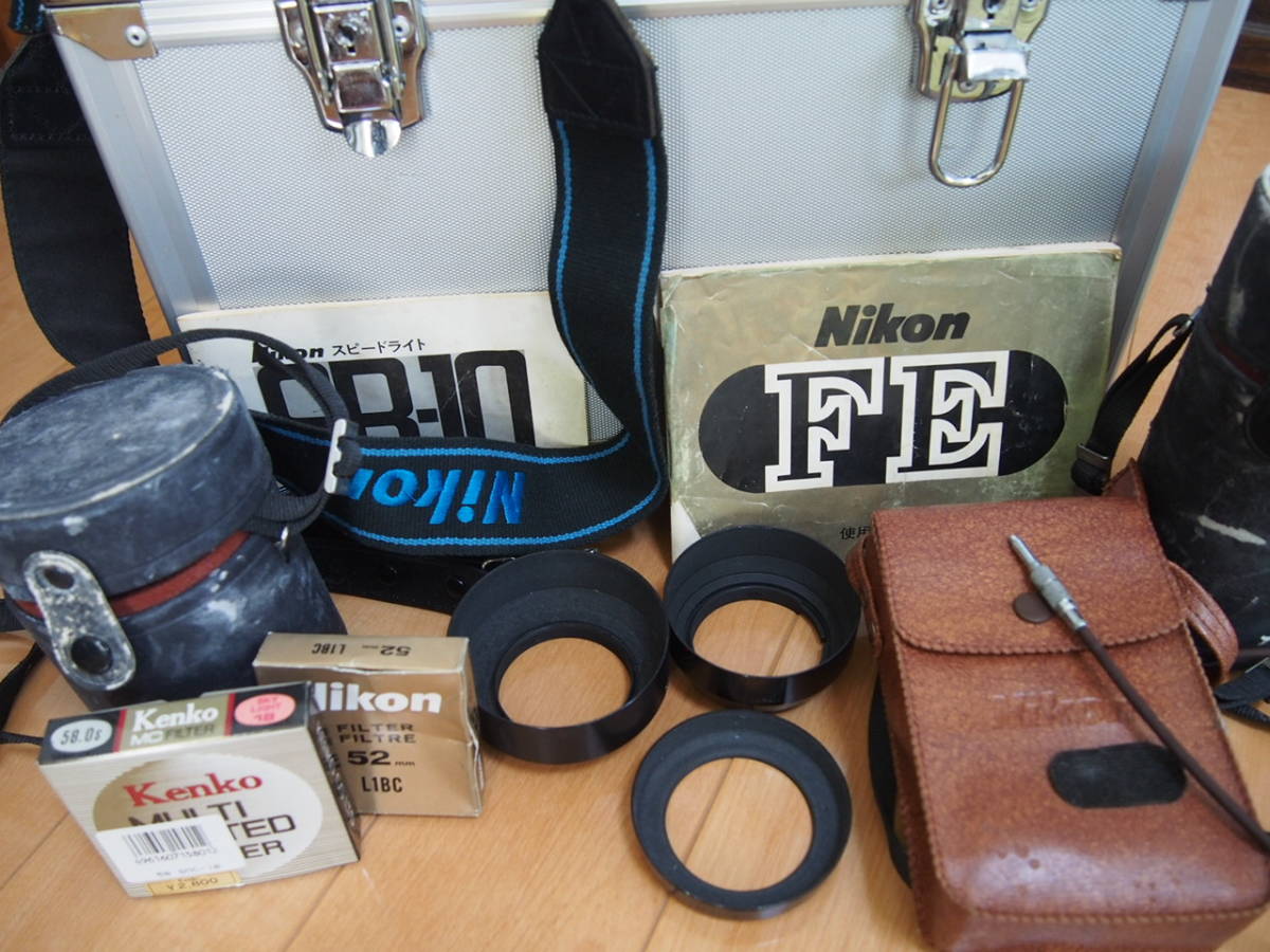 Nikon | FE Nikon FE ハードケース付きレンズ3個他説明書レンズフィルター