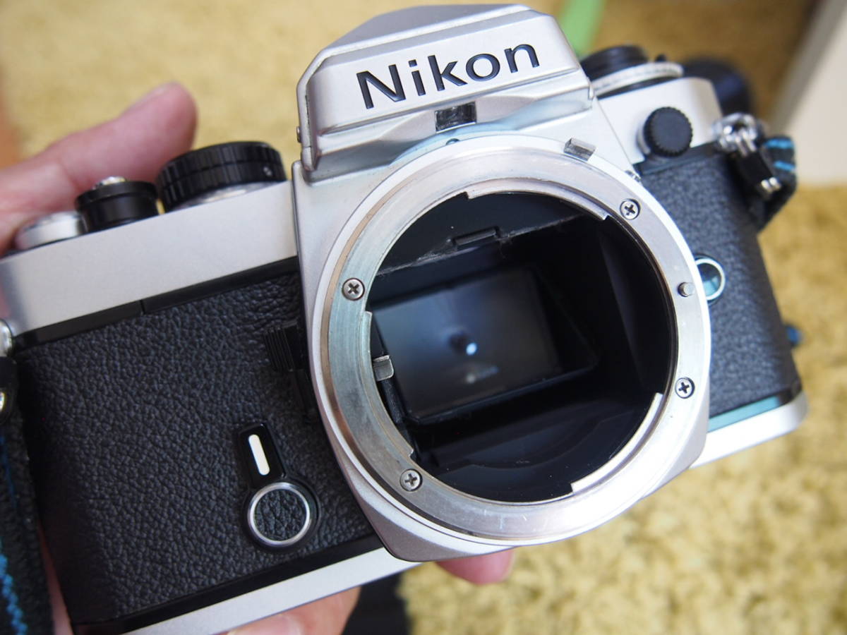 Nikon FE 本体 50mm レンズセット ハードケース付 Nikon | FE Nikon FE ハードケース付きレンズ3個他説明書レンズフィルター