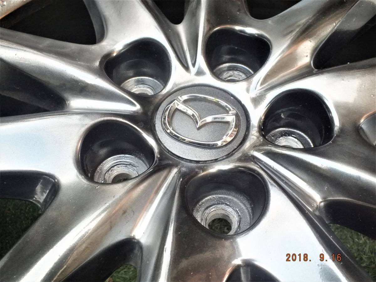 CX-5,CX-8 高輝度純正ホイール、タイヤセット1本①