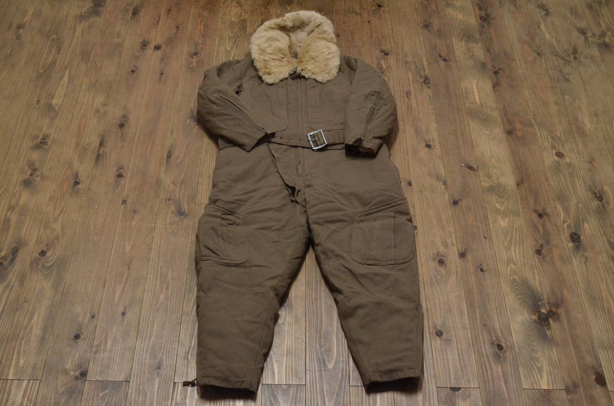 ☆R-040355 旧日本軍 陸軍 航空隊 陸軍冬用飛行服 パイロットスーツ