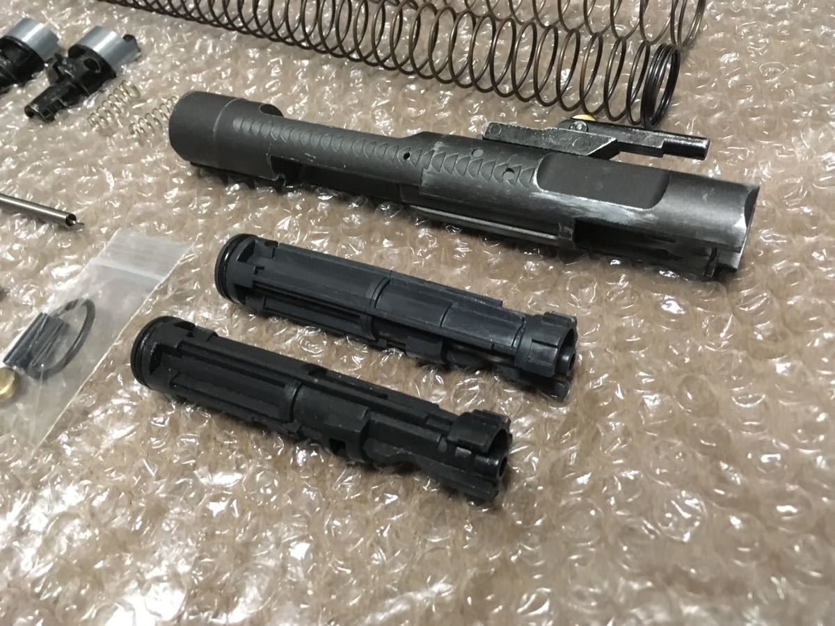 1スタ！ WE M4 ボルトキャリア チャンバー ローディングノズル ジャンクパーツ 一式 パッキン