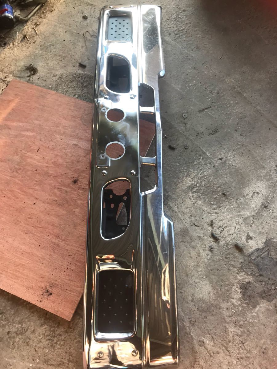 イスズ エルフ NHR69 メッキバンパー ダブルキャブ