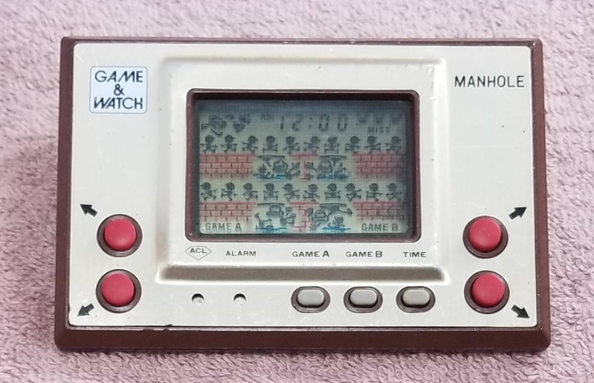 ゲームウォッチ マンホール MANHOLE 中古 任天堂 GAME&WATCH テレビ