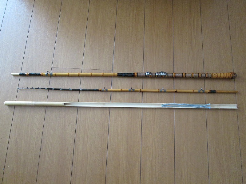 Yahoo!オークション - 汐よし 2本継 約188cm カワハギ竿 セミクジラ穂